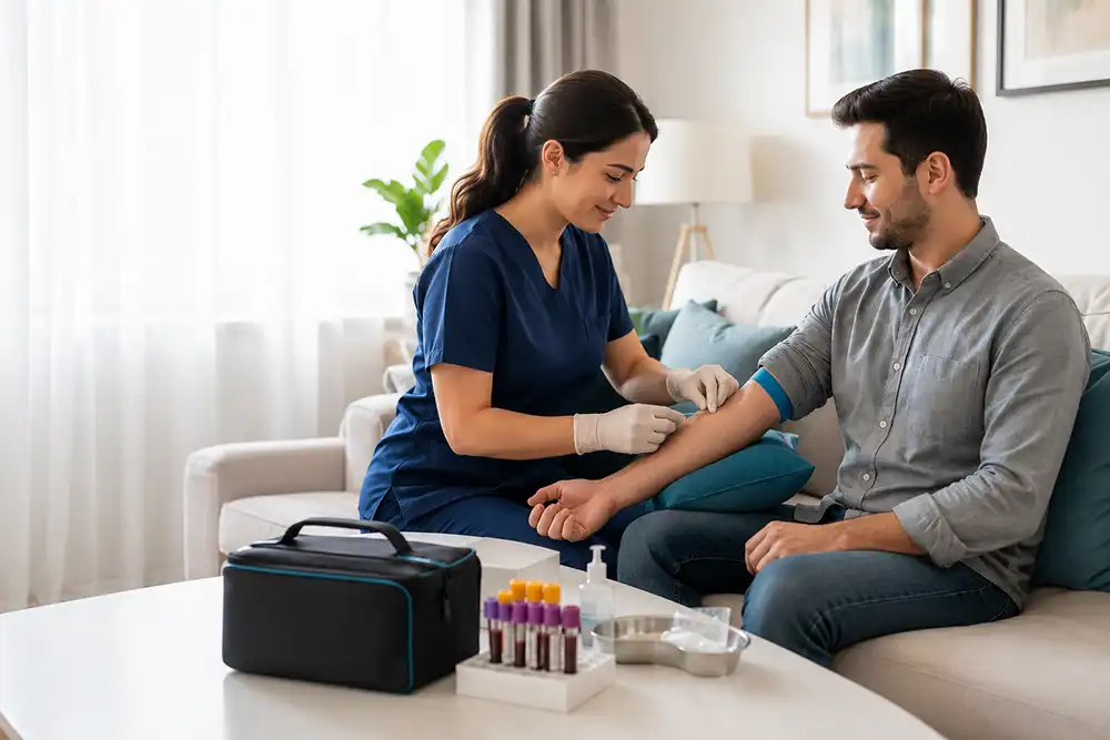 Evde laboratuvar Hizmeti